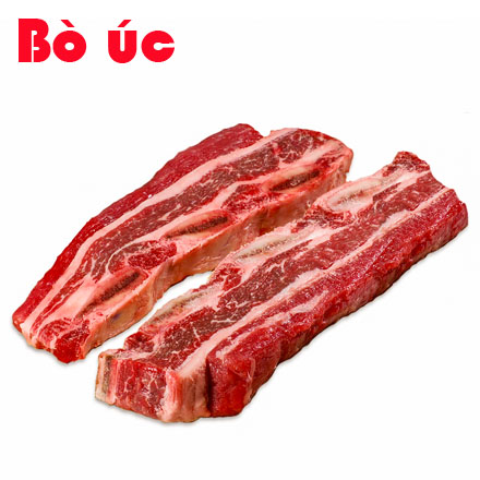 thịt bò mỹ: Sườn Bò Úc Có Xương SHORT RIB BONEIN AUST