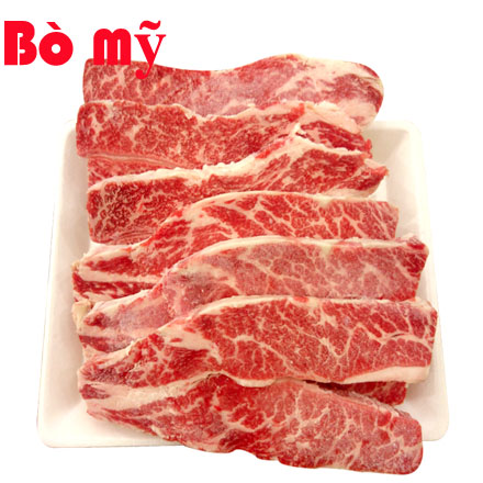 thịt bò mỹ: SƯỜN BÒ MỸ RÚT XƯƠNG  SHORT RIB BONELESS
